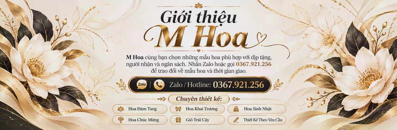 Ảnh bìa Shop hoa tươi Xã Thượng Long Phú Thọ - Một món hoa, nhiều điều muốn nói